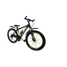 Dağ velosipedi Velostrim XT2600 sarı/yaşıl, ölçü 24
