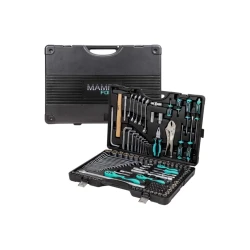 Набор инструментов MAMEDFORCE MF-41421-5, 142 предмета, 1/4'', 3/8'', 1/2'', (6 граней), (4-32мм)