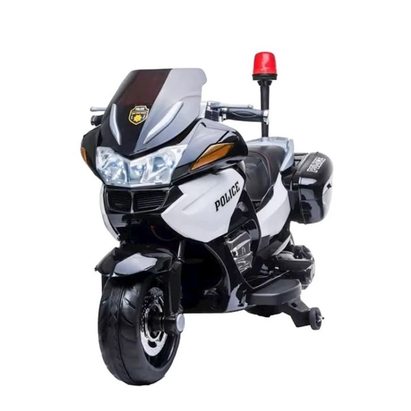 Uşaqlar üçün elektrik motosikl Police 118C6, 3–6 km/s, 3-8 yaş, 120x60x65 sm