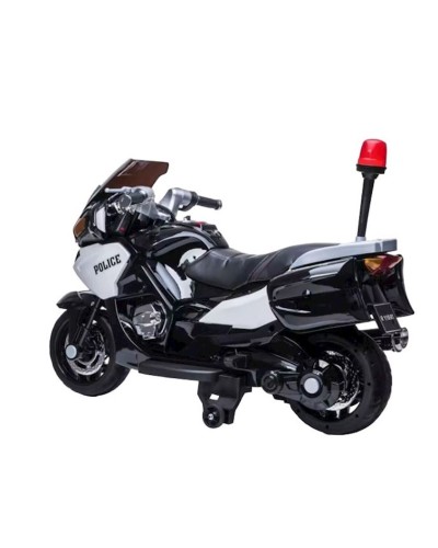 Uşaqlar üçün elektrik motosikl Police 118C6, 3–6 km/s, 3-8 yaş, 120x60x65 sm