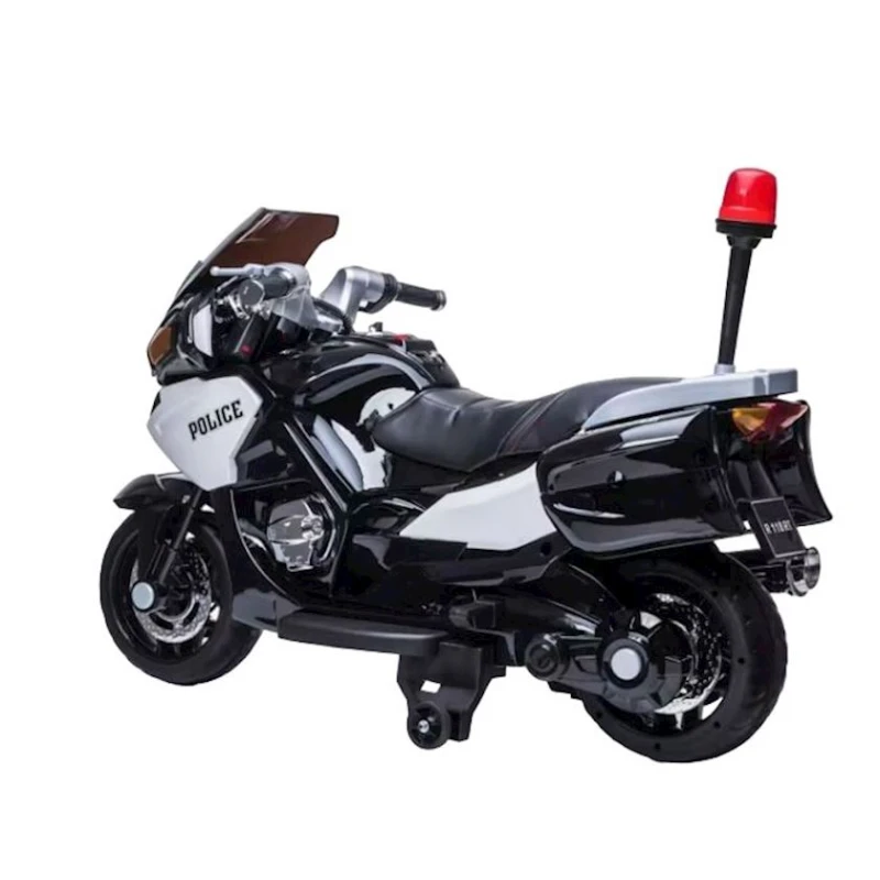 Uşaqlar üçün elektrik motosikl Police 118C6, 3–6 km/s, 3-8 yaş, 120x60x65 sm