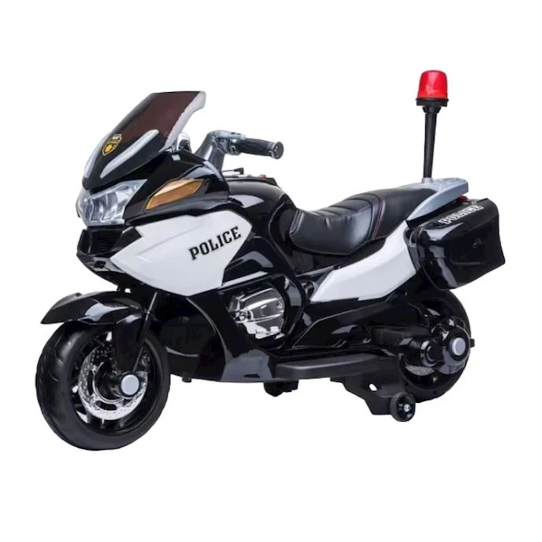 Uşaqlar üçün elektrik motosikl Police 118C6, 3–6 km/s, 3-8 yaş, 120x60x65 sm