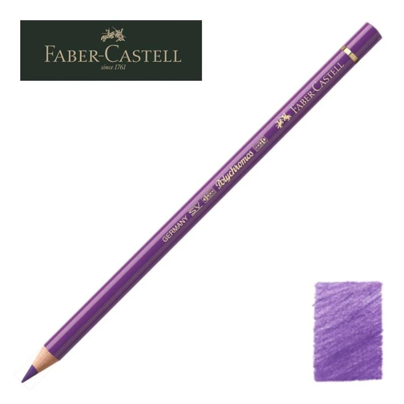 Цветной карандаш Faber-Castell Polychromos, цвет 136, пурпурный фиолетовый
