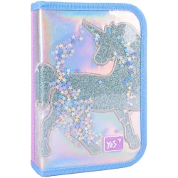 Пенал Yes Magic Unicorn HP-02, 13x21x3 см, полиэстер, разноцветный