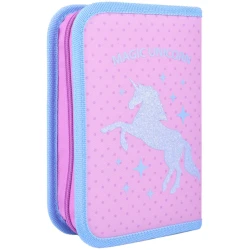 Пенал Yes Magic Unicorn HP-02, 13x21x3 см, полиэстер, разноцветный