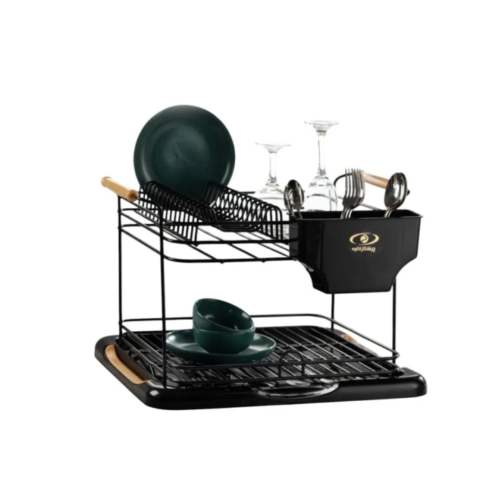 Сушилка для посуды Smil_1183, нержавеющая сталь, черная