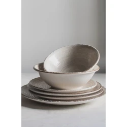 Миска ID-Fine Mocha Lona, фарфор, бежевая, 420 мл, 16 см