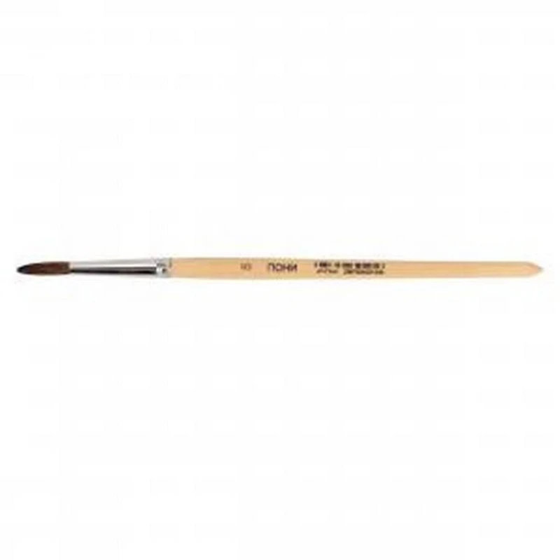 Кисть Артекс-М круглая, из волоса пони, №5, короткая ручка Кисть Артекс-М круглая, из волоса пони, №5, короткая ручка