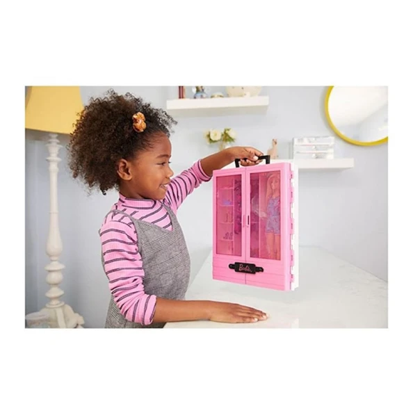 Игровой набор Barbie Fashionistas Ultimate Closet, пластик/текстиль, 3+, розовый Игровой набор Barbie Fashionistas Ultimate Closet, пластик/текстиль, 3+, розовый