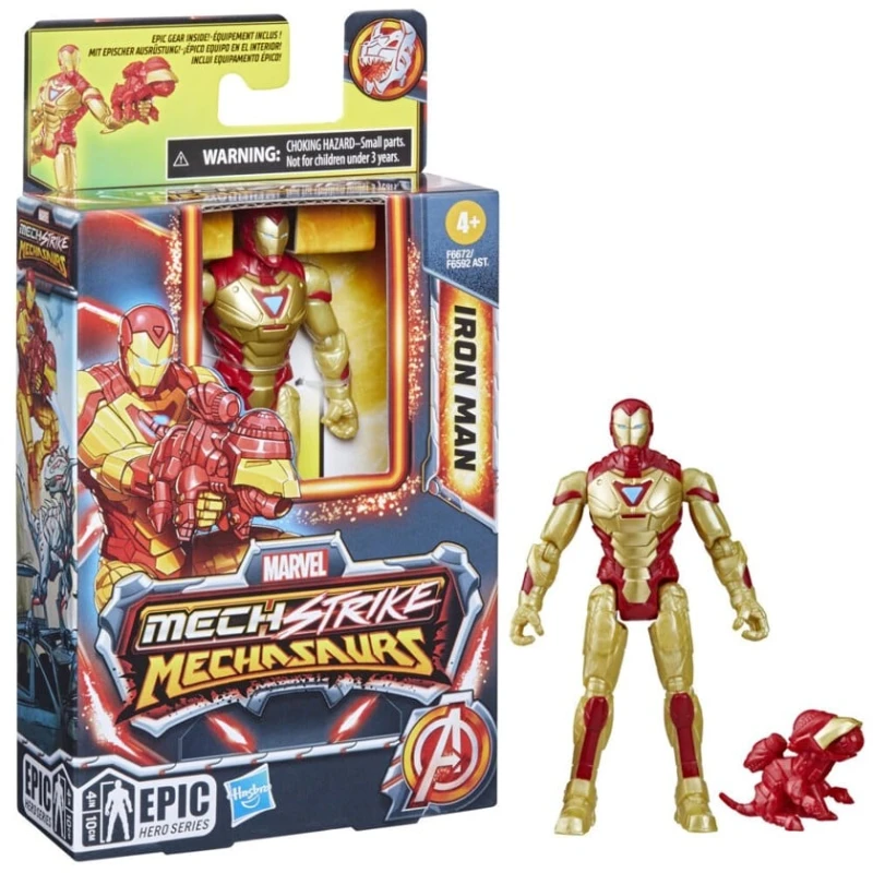 Фигурка Hasbro Marvel Mech Strike Mechasaurs Iron Man F6592 Фигурка Hasbro Marvel Mech Strike Mechasaurs Iron Man F6592