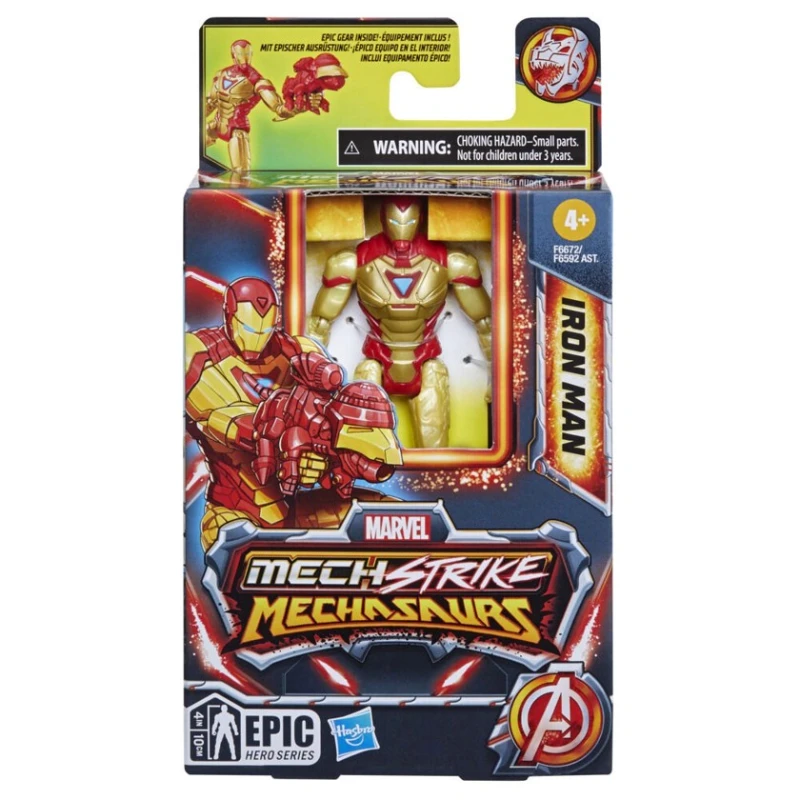Фигурка Hasbro Marvel Mech Strike Mechasaurs Iron Man F6592 Фигурка Hasbro Marvel Mech Strike Mechasaurs Iron Man F6592