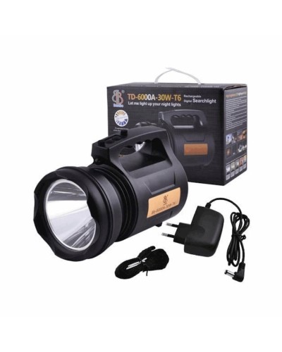 Əl fənəri BB-6000A-30W-T6, qara