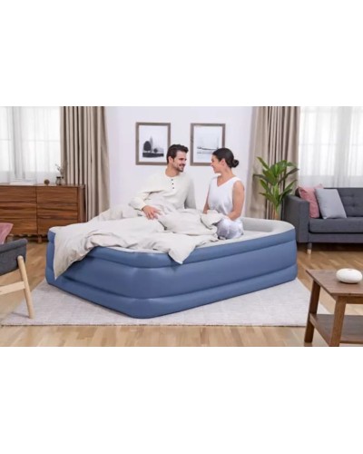 Şişmə çarpayı Bestway 67614, PVC, göy, 152x203x56 sm