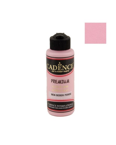 Akril boya Cadence Premium Acrylic Paint 9036 Baby Pink, 120 ml