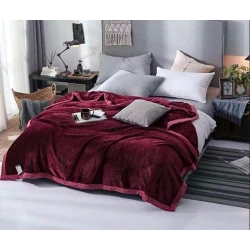 Плед Maison Dor MO240, 220x240 см, двуспальный, бамбук, красный