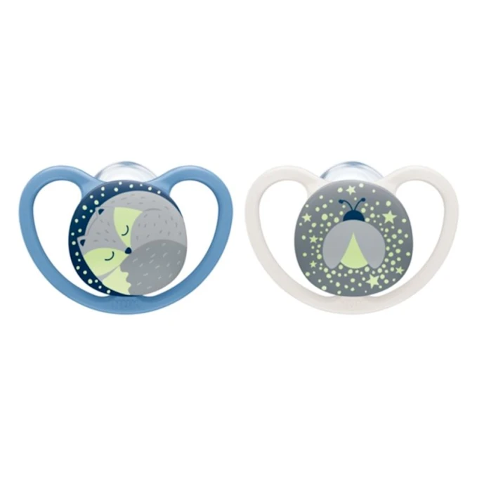 Əmzik dəsti Nuk Space Night, 0-6 ay, məhsul çeşiddə Əmzik dəsti Nuk Space Night, 0-6 ay, məhsul çeşiddə