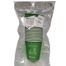 Birdəfəlik kağız stəkan dəsti Biotech, 180 ml, 12 əd