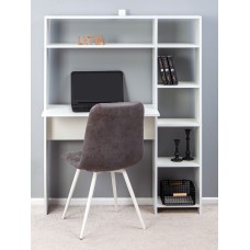 Kompüter masası Letta LDSP, ağ, 144х30х108.8 sm