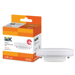 Светодиодная лампа IEK T75 GX53 6W 3000K