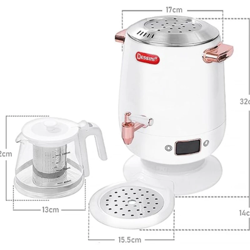 Электрический самовар Dessini DS-1886, белый Электрический самовар Dessini DS-1886, белый