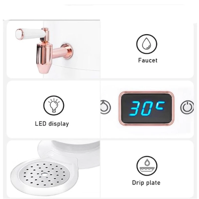 Электрический самовар Dessini DS-1886, белый Электрический самовар Dessini DS-1886, белый