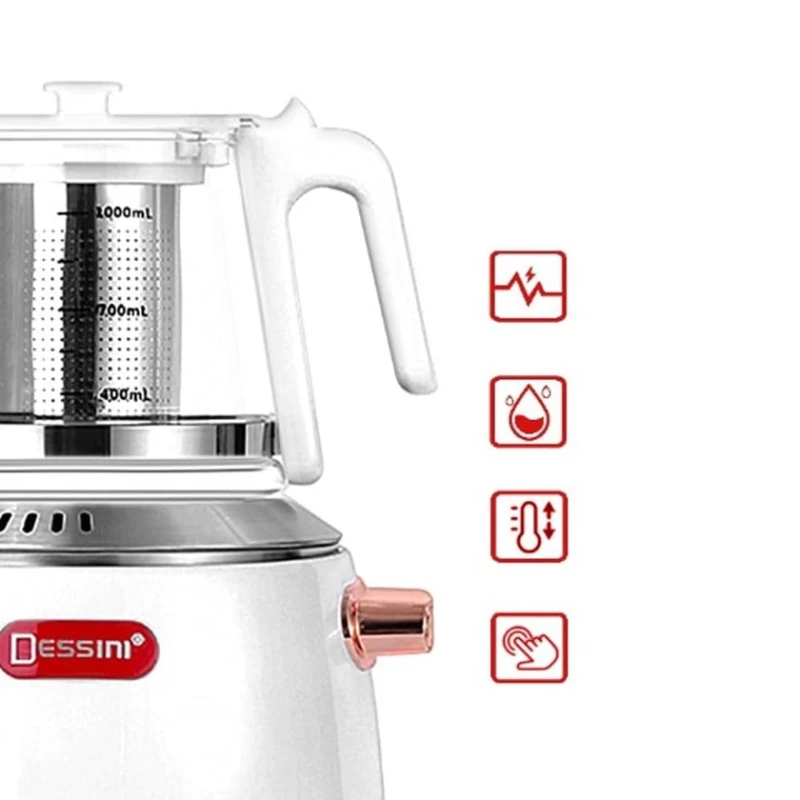 Электрический самовар Dessini DS-1886, белый Электрический самовар Dessini DS-1886, белый
