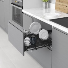 Altlıq Starax S-2033-A, 80 sm, 78x52x18.5 sm, alüminium, boz