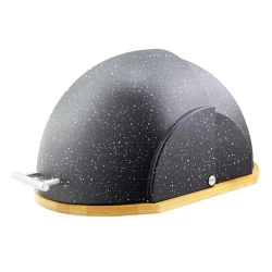 Хлебница HausRoland HR408-1, 37x26x19.5 см, пластик/бамбук, черный Хлебница HausRoland HR408-1, 37x26x19.5 см, пластик/бамбук, черный