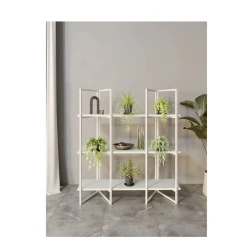 Стеллаж 3563_LoftSizWWhite, 90x30x100 см, ЛДСП, белый Стеллаж 3563_LoftSizWWhite, 90x30x100 см, ЛДСП, белый