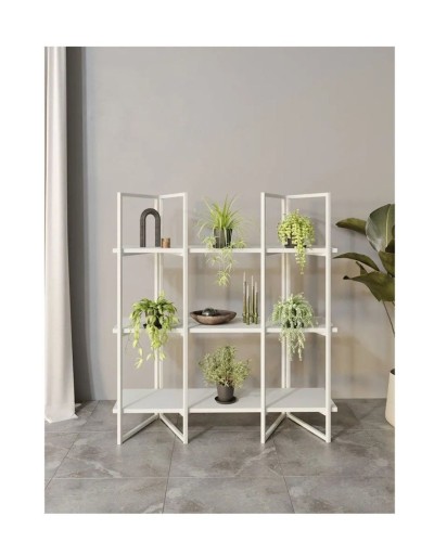 Stellaj 3563_LoftSizWWhite, 90x30x100 sm, LDSP, ağ