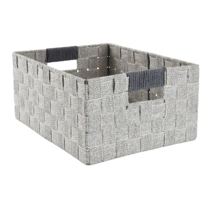 Saxlama üçün səbət JYSK Halvdan 25x33x15 sm, boz