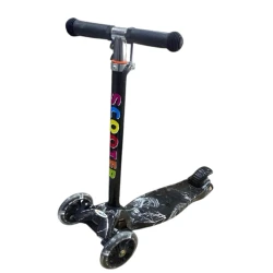 Детский самокат AT-02YS-RB, черный Детский самокат AT-02YS-RB, черный