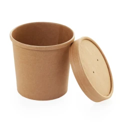 Одноразовые контейнеры для супа Loyal-4854393303, 25 шт, коричневые