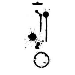 Трафарет Cadence Template MU Serie 27, 10х25