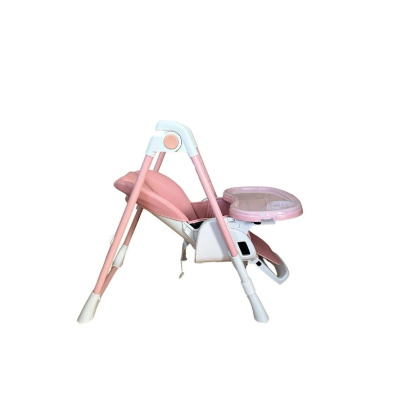 Стульчик для кормления Ivolia PRUM_Q9, 6+ мес, розовый/белый