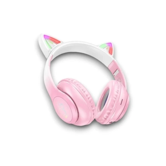 Беспроводные наушники Huto 4W-2 розовые