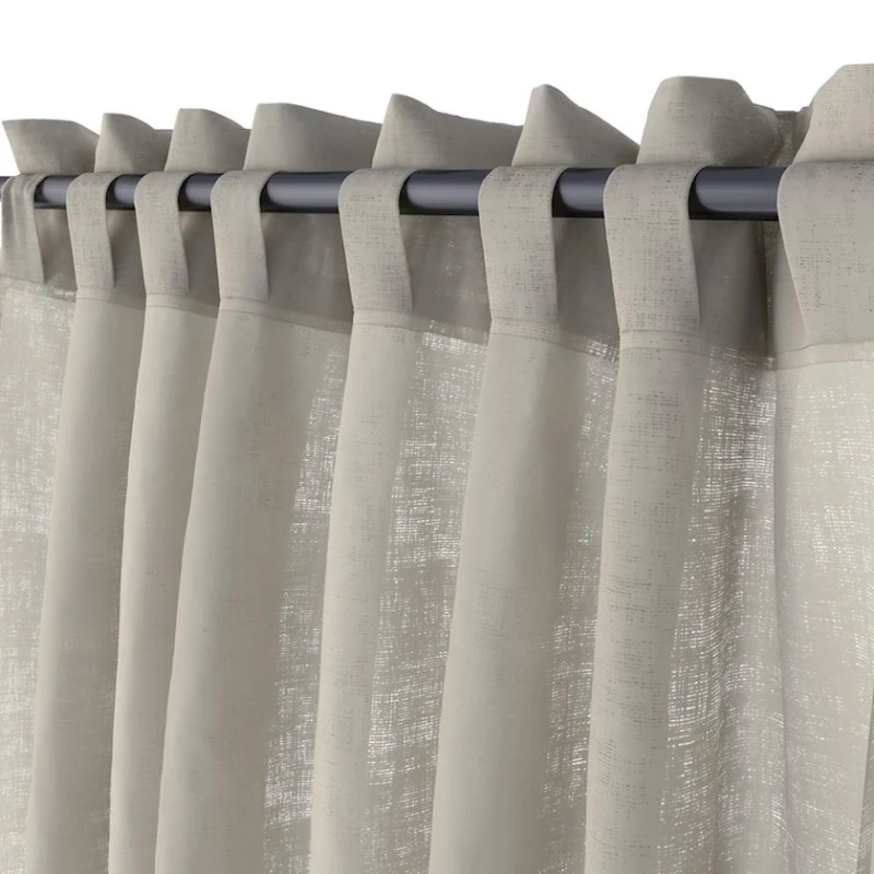 Занавес JYSK Unnen 1x140x300 см, песочный Занавес JYSK Unnen 1x140x300 см, песочный