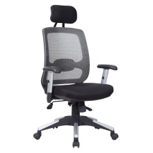Ofis kreslosu Offissa Dizayn Felqa, qara/boz, 66x60x120 sm