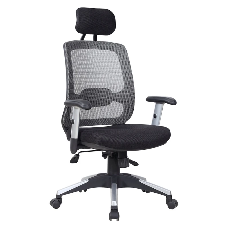 Офисное кресло Offissa Dizayn Felqa, черное/серое,66x60x120 см Офисное кресло Offissa Dizayn Felqa, черное/серое,66x60x120 см