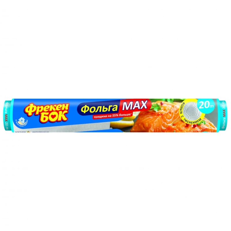Фольга алюминиевая Фрекен бок Max, 20 м, товар в ассортименте Фольга алюминиевая Фрекен бок Max, 20 м, товар в ассортименте
