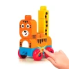 Тигренок-конструктор Азбукварик Talky Blocks кнопочка, 10 деталей