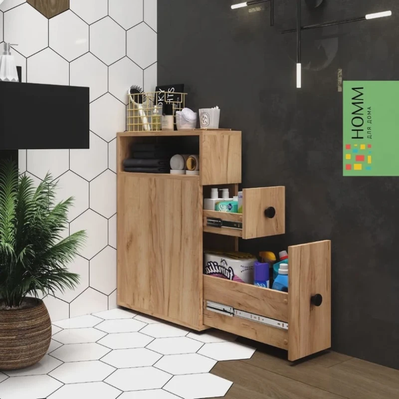 Hamam üçün şkaf 3563_M3GerdaBathZol, 50х19х70 sm Hamam üçün şkaf 3563_M3GerdaBathZol, 50х19х70 sm