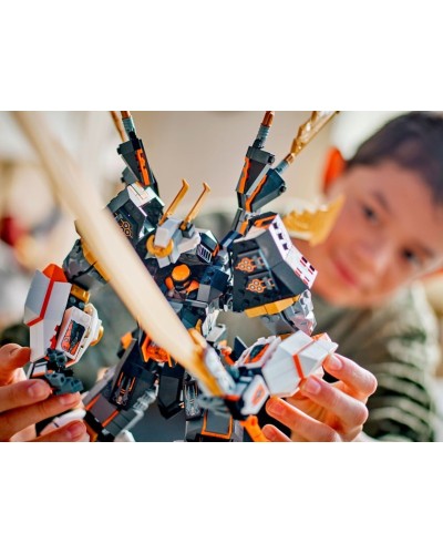 Konstruktor LEGO Ninjago Cole's Titan Dragon Mech 71821, 1055 parça, 12 yaşdan