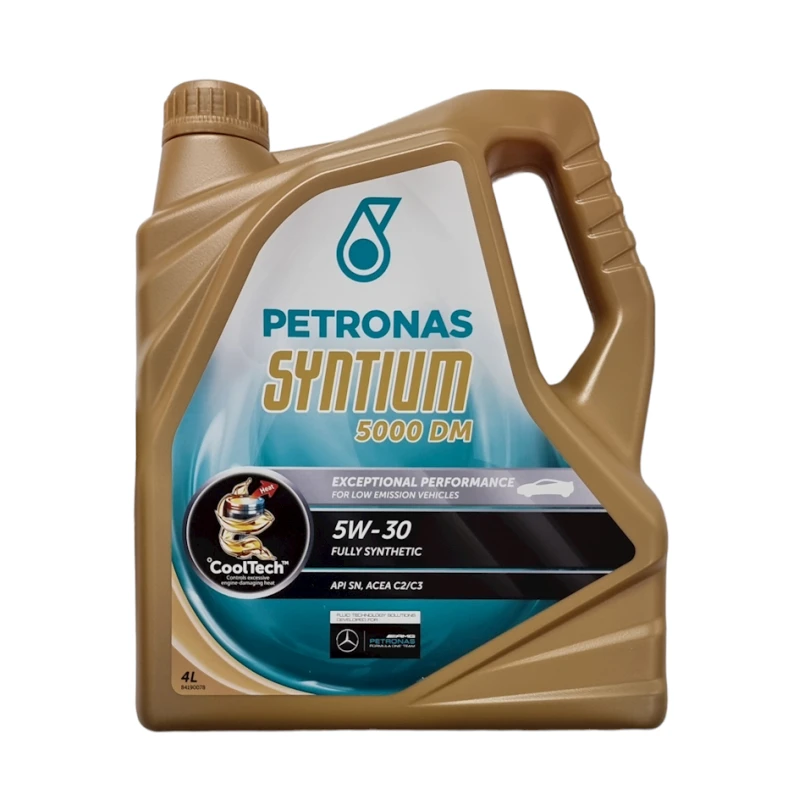 Моторное масло Petronas Syntium 5000 DM, 5W-30, 4 л