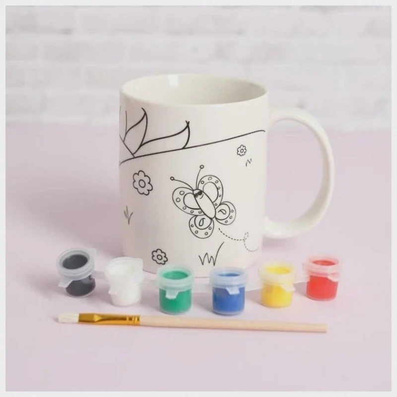 İnkişaf etdirən dəst Sima-land Krujka-rəngləmə: Kəpənəklər, 3+ yaş