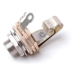 Разъем моно Jack 6.35 мм, открытый, 3-х компонентный Разъем моно Jack 6.35 мм, открытый, 3-х компонентный