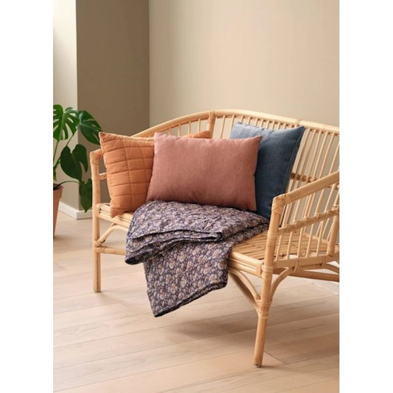 Декоративная подушка JYSK Hornfiol 45x45 см, полиэстер, синий