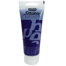 Akril boya Pebeo Studio Acrylics Dark Cobalt Violet Hue, kobalt bənövşəyi tünd, 100 ml
