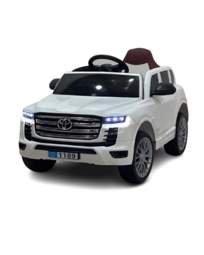 Uşaq elektrik avtomobili Land Cruiser 1189, ağ, 2+ yaş