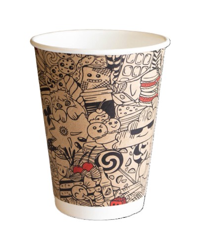 Birdəfəlik stəkan dəsti 1773413755, qapaq ilə, 355 ml, 1000 əd